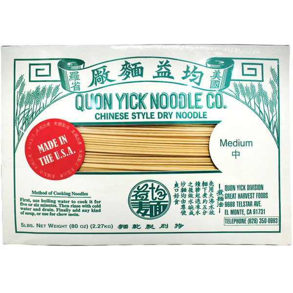 Quon Yick Noodles Medium Dried Noodle
