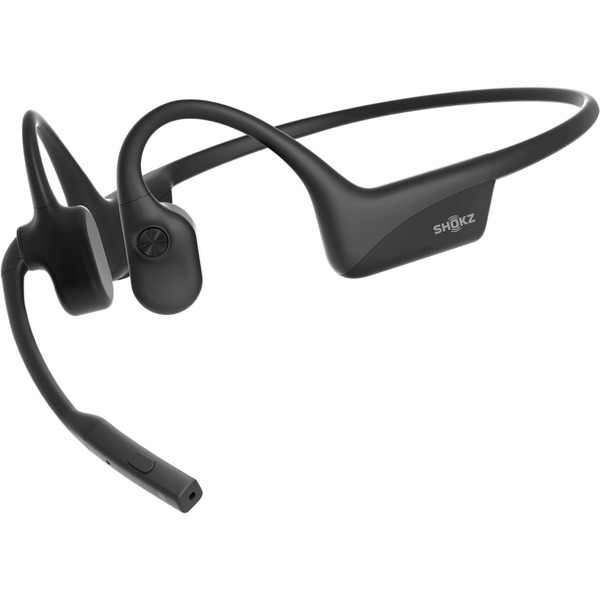 Shokz OpenComm2 Bone Conduction Stereo Bluetooth Headset 2025 Upgrade - Black