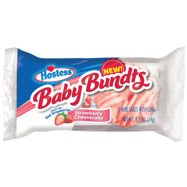 Hostess Strawberry Cheesecake BABY BUNDTS Single Serve