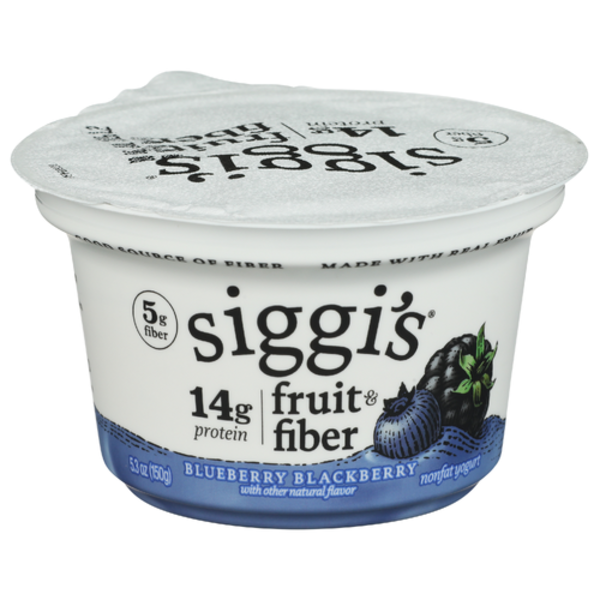 Siggi's Blueberry Blackberry Fruit & Fiber Nonfat Yogurt