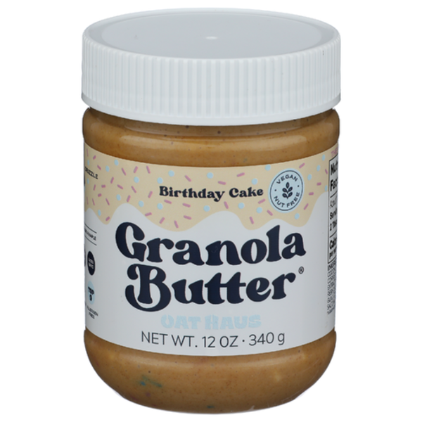 Oat Haus Birthday Cake Granola Butter