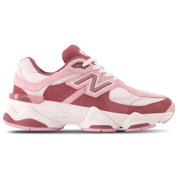 New Balance Kids' Grade School 9060 Medium Width Shoes, Size 6 - Pink & Red