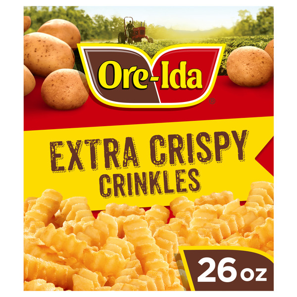 Ore-Ida Extra Crispy Crinkles French Fries Fried Food Snacks