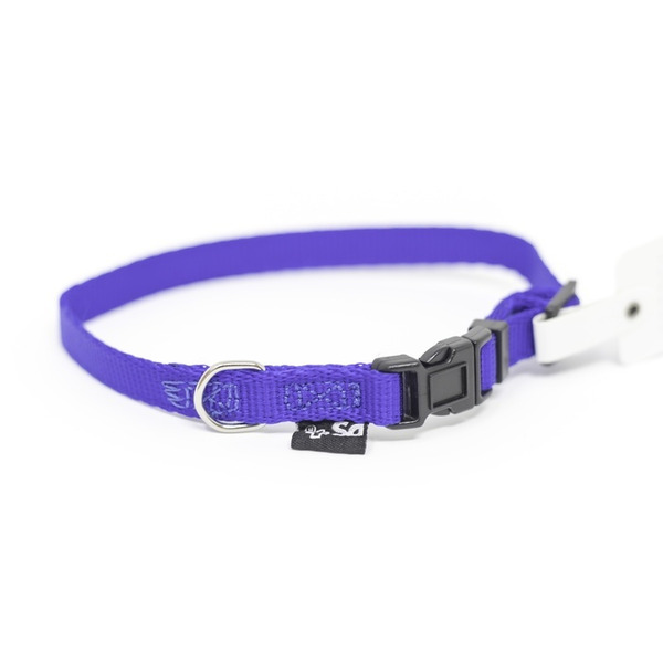 Play On Basic Adjustable Dog Collar, XS - Blue