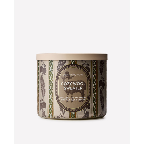 Cozy Wool Sweater 3-Wick Candle