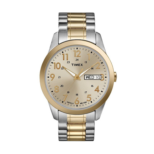 Timex Men's Two-Tone Stainless Steel Expansion Band Watch