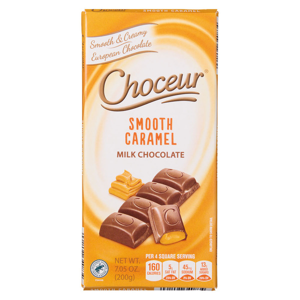 Choceur Milk Chocolate Bar with Smooth Caramel Filling