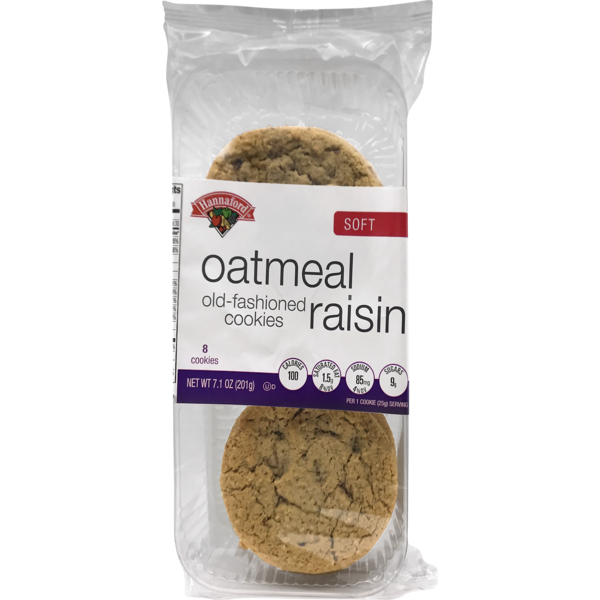 Hannaford Soft Oatmeal Old Fashioned Cookies (7.1 oz) Instacart