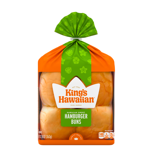 King's Hawaiian Original Hawaiian Sweet Hamburger Buns