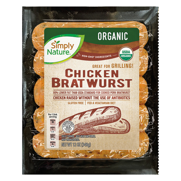 Simply Nature Organic Chicken Bratwurst