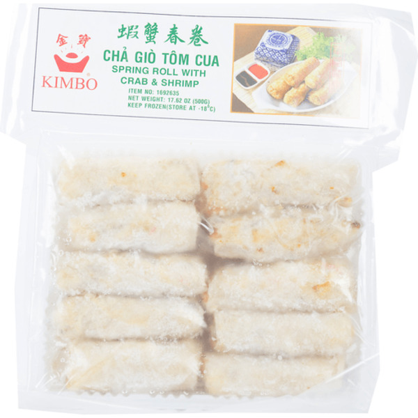 Kimbo Frozen Spring Roll with Crab & Shrimp