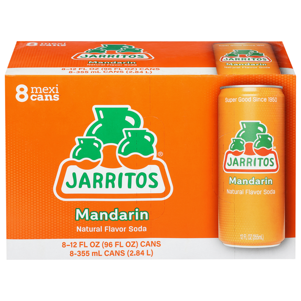 Jarritos Soda, Mandarin, Mexi Cans