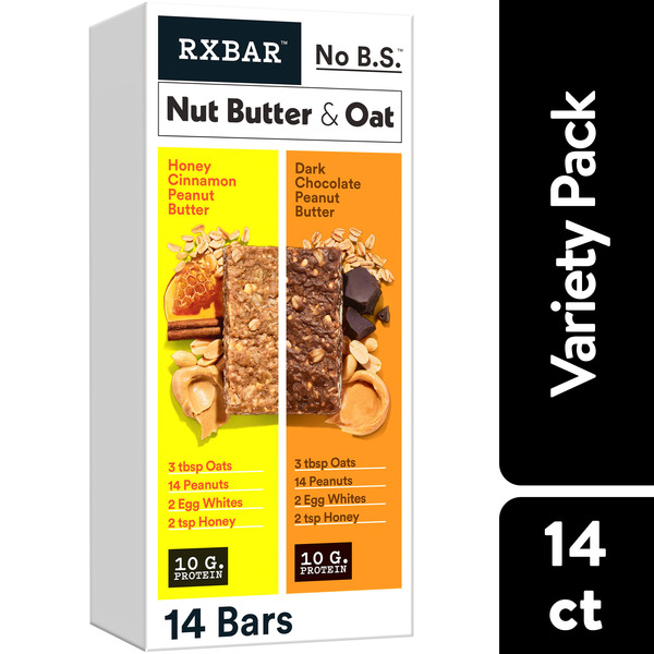 RXBAR Nut Butter and Oat Protein Bars Variety Pack