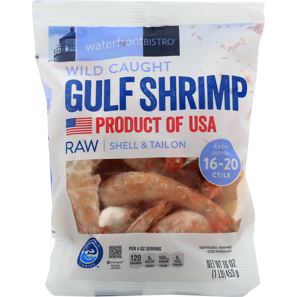 Waterfront Bistro Gulf Shrimp, Wild Caught, Extra Jumbo
