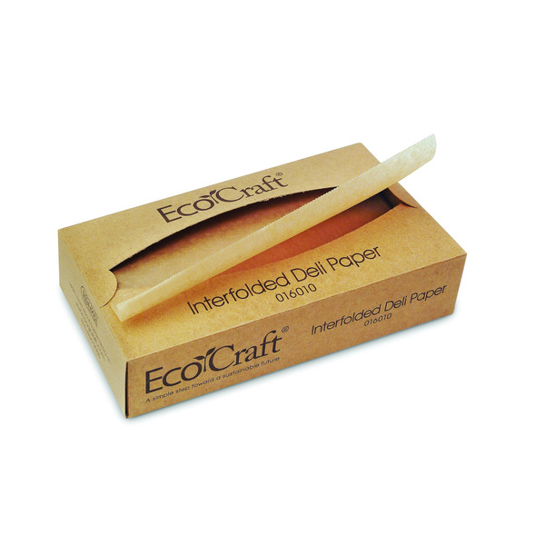 Bagcraft - BW10 - 10X10.75 Interfolded White Dry Wax Bakery Tissue - 1000 ct