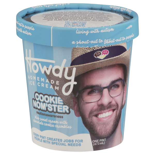 Howdy Homemade Ice Cream Ice Cream, Cookie Nom'ster Same-Day