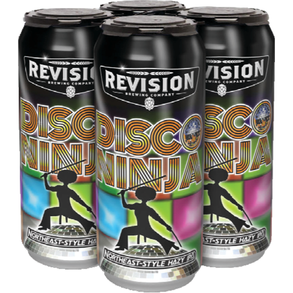 Revision Brewing Company Disco Ninja Hazy IPA 4 Pack Cans