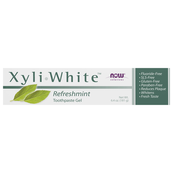 NOW Toothpaste Gel, Refreshmint, Xyli-White Same-Day Delivery or