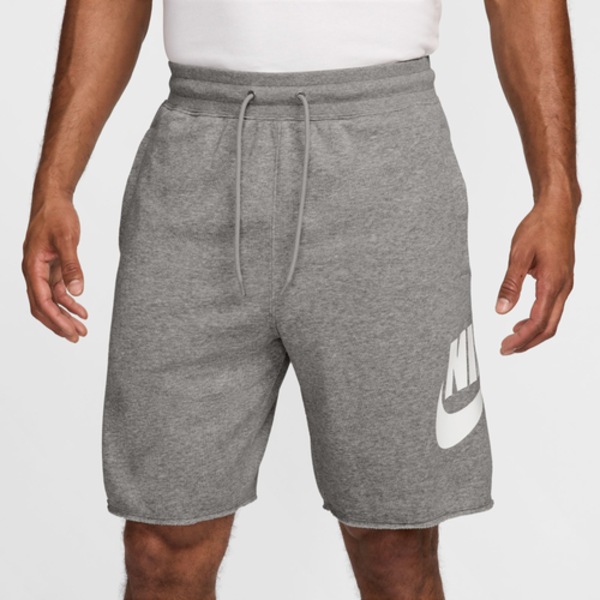 Nike Men's Club French Terry Alumni Shorts, XXL - Dk Grey Heather