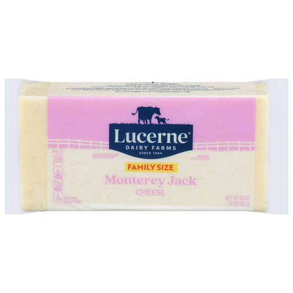 Lucerne Cheese, Pepper Jack, Family Size