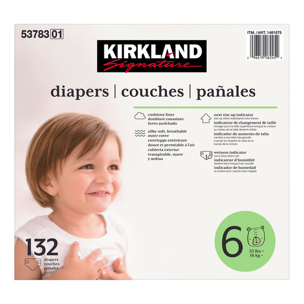 Costco Kirkland Signature Size 6 Diapers SameDay Delivery or Pickup
