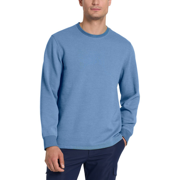 Van Heusen Men's Jacquard Long Sleeve Crewneck, S