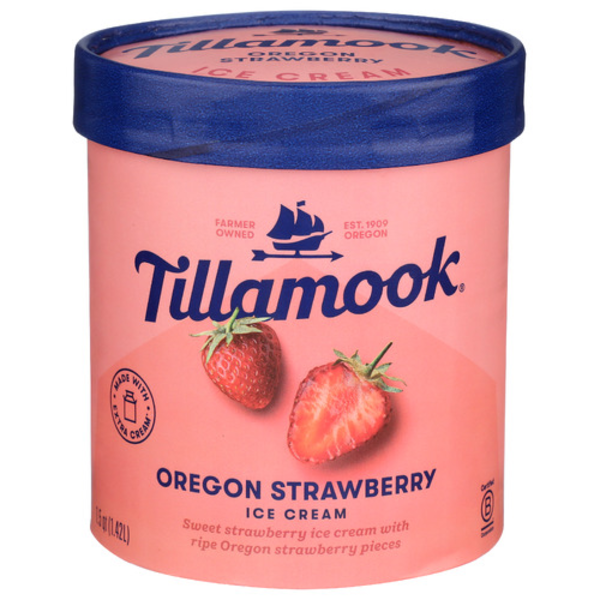 TILLAMOOK Oregon Strawberry Ice Cream Same-Day Delivery or Pickup