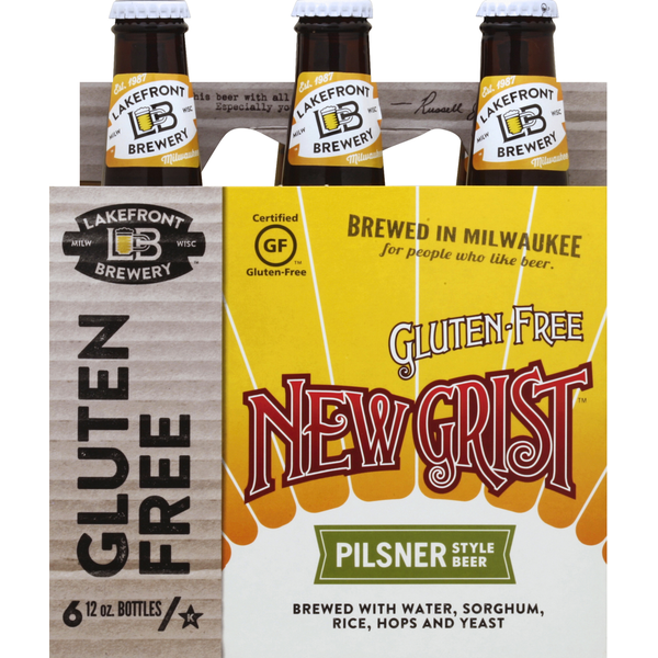 Lakefront Beer, Pilsner Style, New Grist Same-Day Delivery or