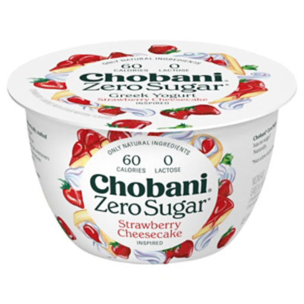 Chobani Nonfat Greek Strawberry Cheesecake Yogurt