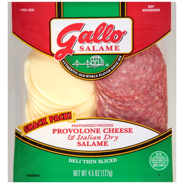 Gallo Salame Pasteurized Process Provolone Cheese & Italian Dry Salame