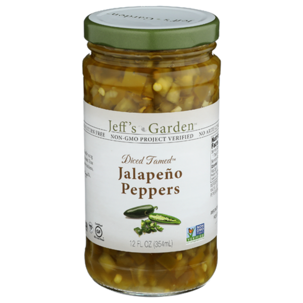 Jeff's Garden Diced Tamed Jalapeno Peppers Same-Day Delivery or
