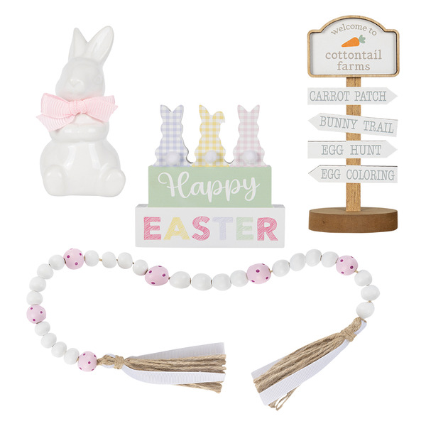 Huntington Home Spring Tray Objects Collection - Happy Easter Same