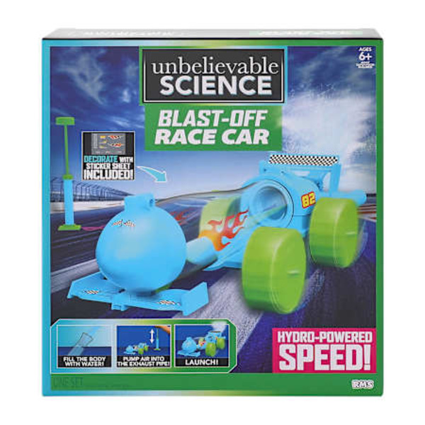 Unbelievable Science Blast-Off Race Car Set