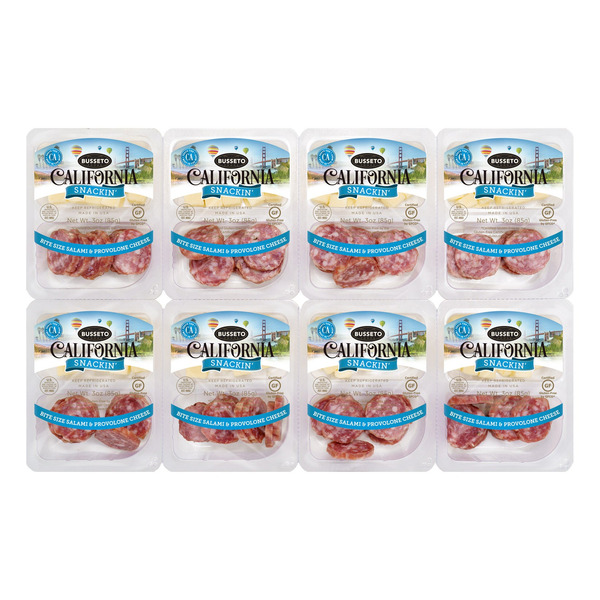 Bite Size Salami & Provolone Cheese, 8 x 3 oz