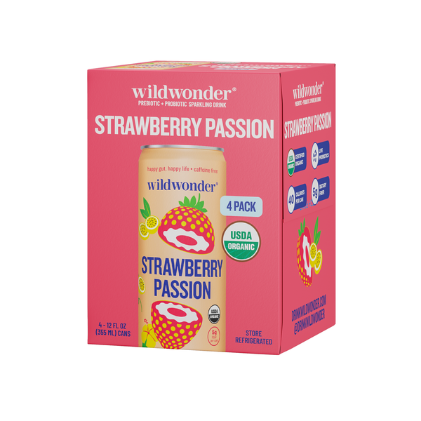 Wegmans wildwonder Prebiotic + Probiotic Strawberry Passion