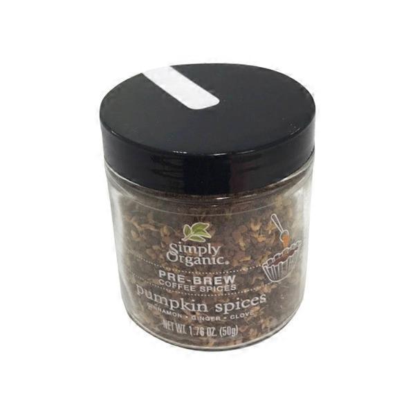 Simply Organic Prebrew Coffee Spices (1.76 oz) Instacart