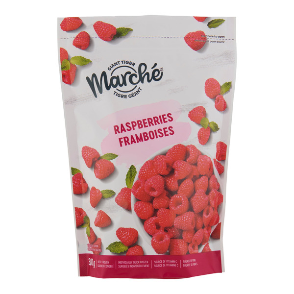 Giant Tiger Raspberry Giant Tiger Giant Tiger Marché Raspberries, 300 g Same-Day Delivery ...