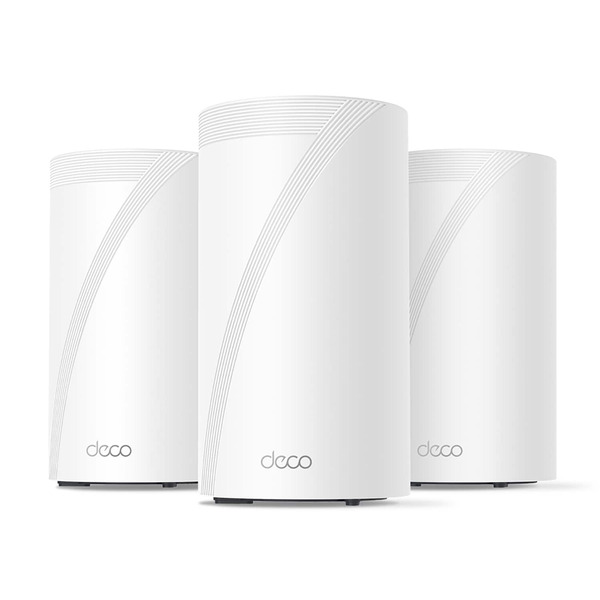 Full Circle Quad-Band Mesh Wi-Fi 7 System With Multi-Gig - White