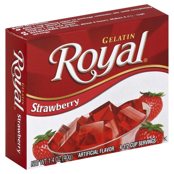 Royal Gelatin, Strawberry (1.4 oz) Instacart