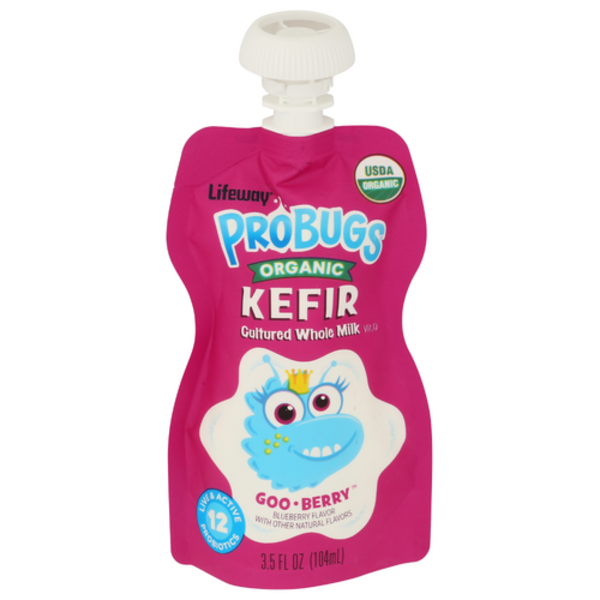 Lifeway Organic Goo Berry Probugs Kefir