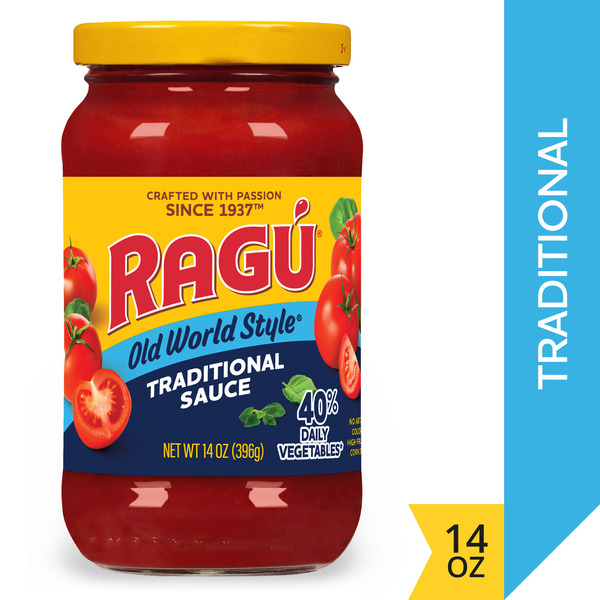 【Ragu】 Ragu Old World Style Traditional Sauce, 14 oz Same-Day Delivery or