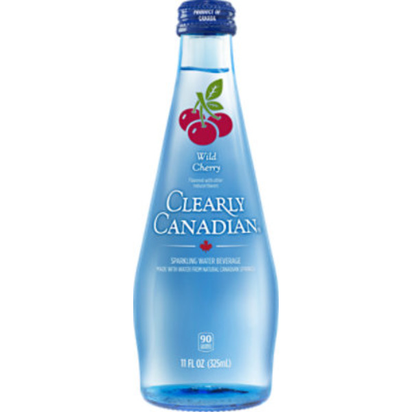 Clearly Canadian Sparkling Water Beverage, Wild Cherry