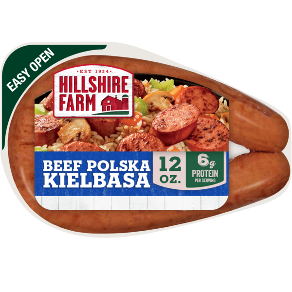 Hillshire Farm Beef Polska Kielbasa Smoked Sausage, 12 oz.