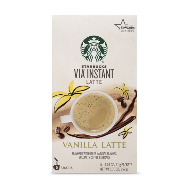 Starbucks Vanilla Latte Lattes Instant Same-Day Delivery or Pickup