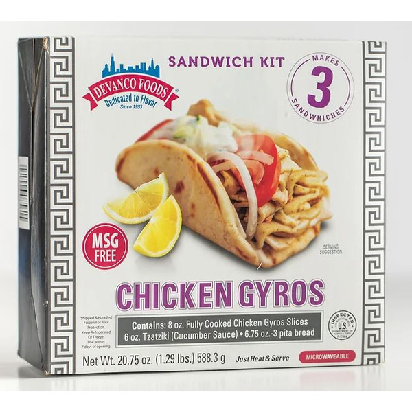 Devanco Foods Sandwich Kit, Chicken Gyros Same-Day Delivery or Pickup | Cub