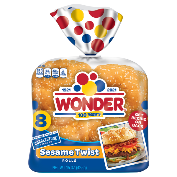 Wonder Bread Rolls, Sesame Twist Same-Day Delivery or Pickup | Publix