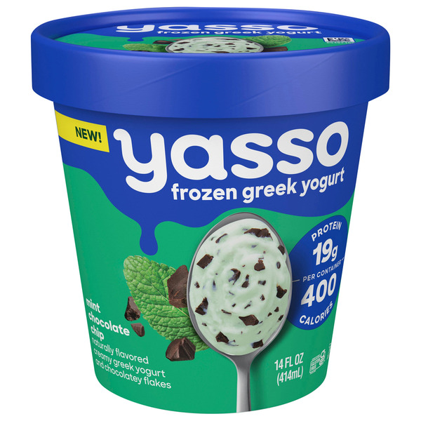 Yasso Frozen Greek Yogurt Mint Chocolate Chip Same-Day Delivery or