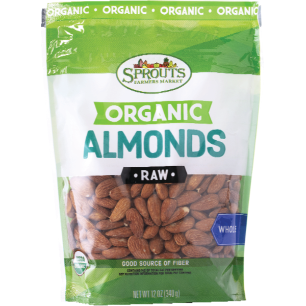 Sprouts Farmers Market Sprouts Organic Raw Almonds Same-Day Delivery or ...
