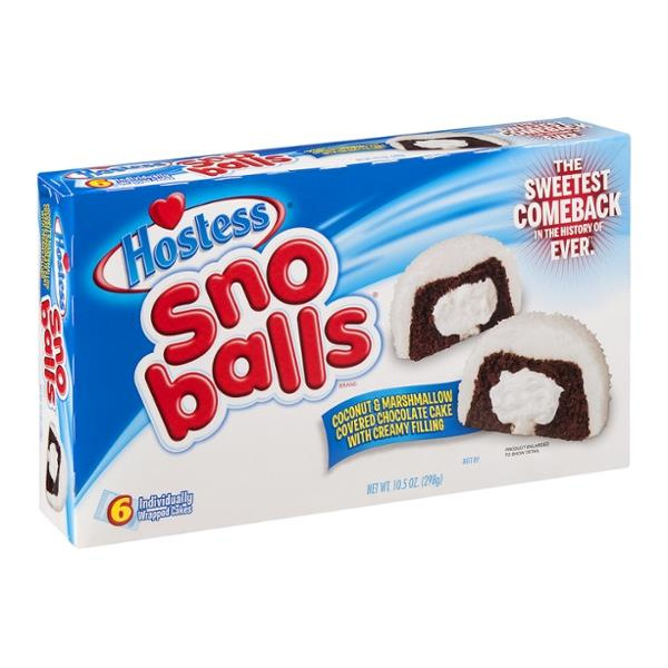 Hostess - Snoballs - 6 Ct