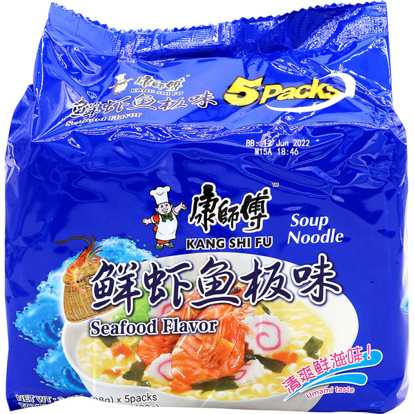 Kang Shi Fu Seafood Flavor Instant Noodle Soup